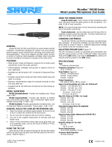 Shure Microflex MX100 Series Manuale del proprietario
