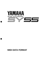 Yamaha SY55 Manuale del proprietario