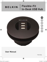Belkin FLEXIBLE-FIT HUB USB ENCASTRABLE #F5U413EA Manuale del proprietario