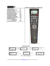 Vivanco 8 IN 1 UNIVERSAL LCD REMOTE CONTROL QUOTSOFT TOUCHQUOT Manuale del proprietario