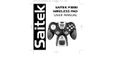 Saitek P3000 WIRELESS PAD Manuale utente