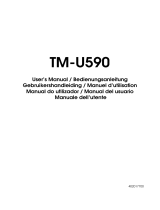 Seiko TM-U590/U590P Manuale utente