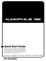 Audiophile Systems 192 Manuale utente