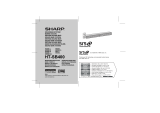Sharp HTSB400 Manuale utente