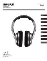 Shure SRH940 Professional Reference Headphones Manuale utente