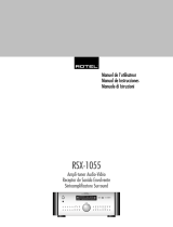 Rotel RSX-1055 Manuale del proprietario