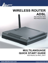 Atlantis Land WIRELESS ROUTER ADSL A02-RA210-W54 Manuale utente