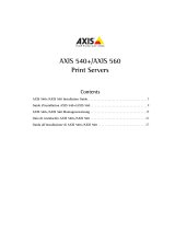 Axis Communications 560 Manuale utente