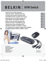 Belkin SWITCH KVM À 4 PORTS #F1DJ104PF Manuale utente