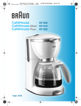 Braun CAFEHOUSE Manuale utente