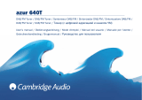 Cambridge Audio 640T Manuale utente