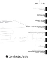 Cambridge Audio Azur 740C Manuale utente