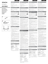 Denon AH-D501 Manuale utente