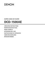 Denon DCD-1500AE Manuale utente