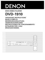 Denon DVD-1910 Manuale utente