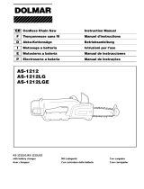 Dolmar AS-1212, AS-1212LG, AS-1212LGE Manuale utente