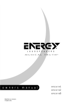 Energy Speaker Systems MUSICAL TRUTHTM Manuale utente