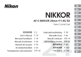 Nikon AF-S NIKKOR 24MM F-1.4G ED Manuale utente