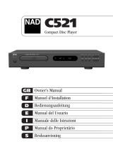 NAD C521 Manuale utente