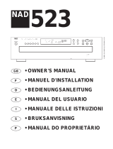 NAD 523 Manuale utente