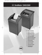GBC ShredMaster 2260X Manuale utente