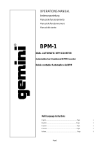 Gemini BPM-1 Manuale utente