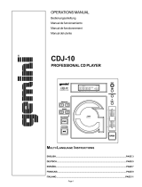 Gemini CDJ-10 Manuale utente