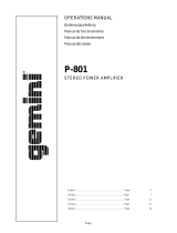 Gemini P-801 Manuale utente