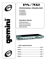 Gemini PA-702 Manuale utente