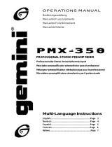 Gemini PMX-350 Manuale utente