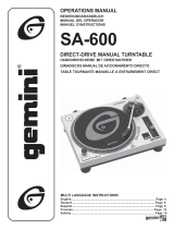 Gemini SA-600 Manuale utente