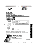 JVC KD-SX998R Manuale utente