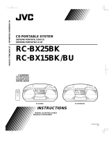 JVC RC-BX25BK Manuale utente