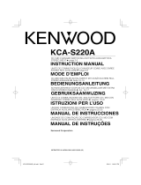 Kenwood KCA-S220A - Car Audio Switcher Manuale utente