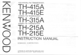 Kenwood TH-415E Manuale utente