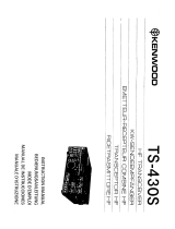 Kenwood TS-430S Manuale utente