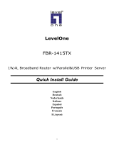 LevelOne FBR-1415TX Manuale utente