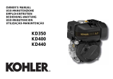 Kohler KD350 Manuale utente