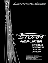 Lightning Audio Storm X1.1000.1D Manuale utente
