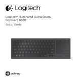Logitech K830 Manuale utente