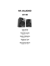 M-Audio Studiophile AV 40 Manuale utente