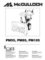 McCulloch PM105 Manuale utente