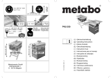 Metabo PKU 250 Manuale utente