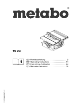 Metabo TS 250 Manuale utente
