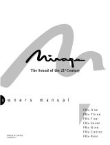 Mirage FRXR Manuale utente