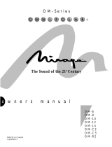 Mirage Loudspeakers O M - 1 0 Manuale utente