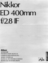 Nikon NIKKOR ED 400MM F/2.8 IF Manuale utente