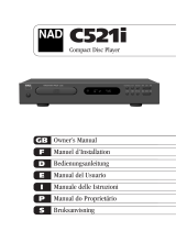 NAD C521I Manuale utente