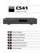 NAD C541 Manuale utente