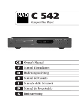 NAD C 542 Manuale utente